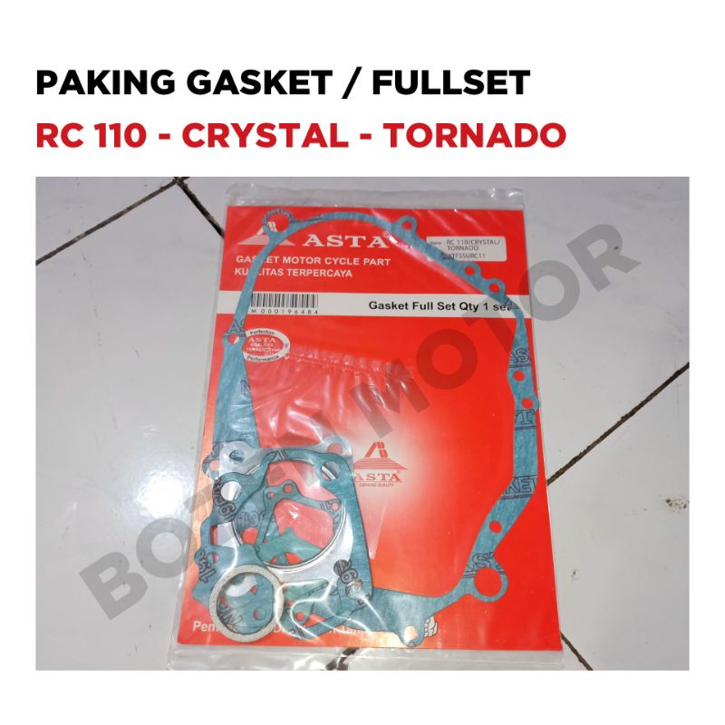 Paking Gasket RC 110 - Crystal - Tornado / Packing Fullset / Full Set / Asta / RC110 Boring Blok
