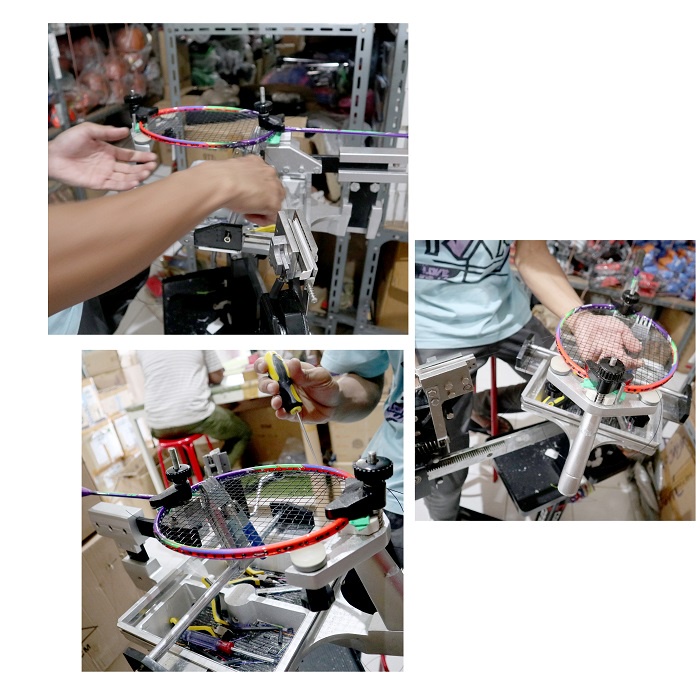 Jasa Pasang Senar Badminton Mesin Digital & Manual