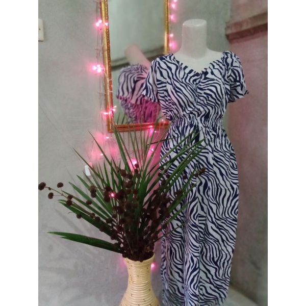 Daster Sabrina Zebra Panjang