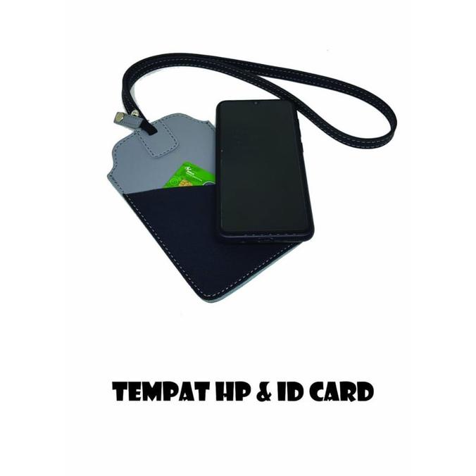 

READY COD Tempat Hand Phone/ Tempat ID Card Warna Abu PROMOKode 1991