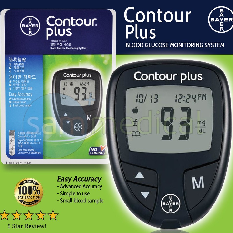 BAYER Contour Plus Alat Cek Gula Darah (METER ONLY)
