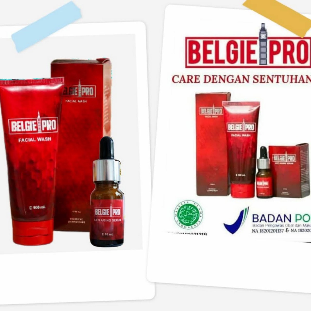 Belgie Pro Facial Wash dan Anti Aging Serum