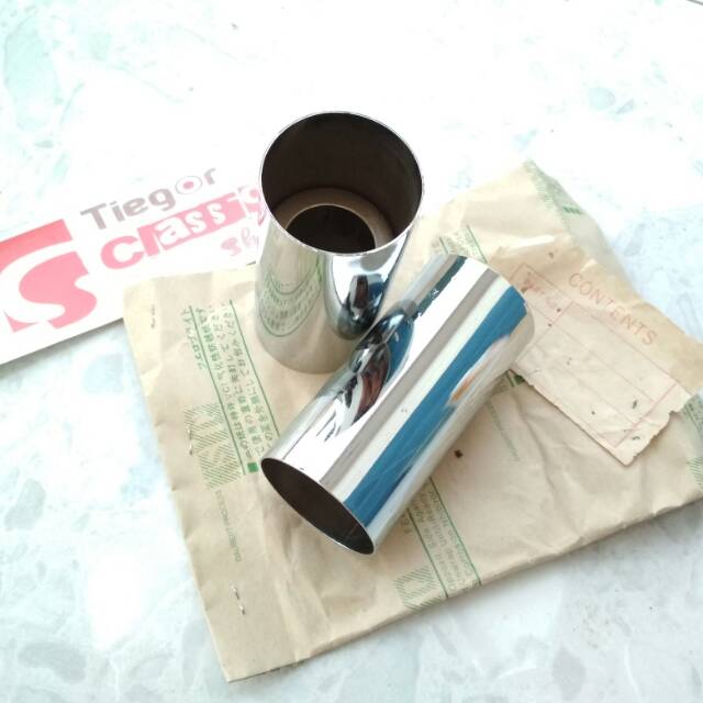 Selongsong Chrome Shock Depan Honda CB 100 Cb100 S90 s90z S110 Benly NOS