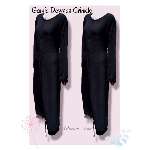GAMIS DEWASA CRINKLE | MAXI DRESS