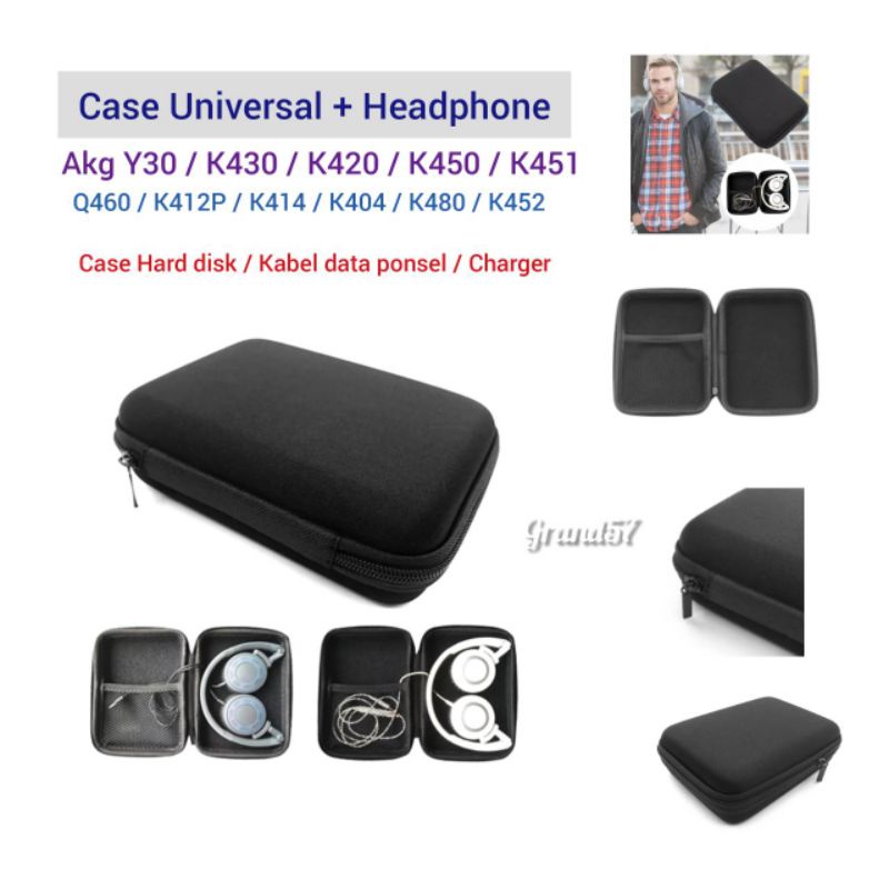 case tas headphone headset akg y30 k430 k420 k450 k451 Q460 K412P K480