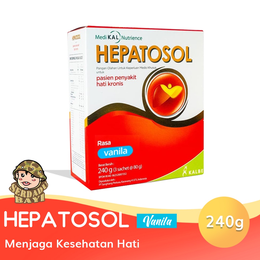 

Hepatosol Vanila 240 gram