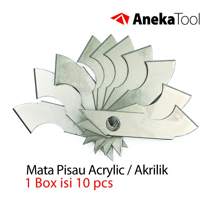 AnekaTool Isi Cutter Mata Pisau 10 Pieces