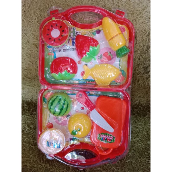 

buah dan sayur potong segar