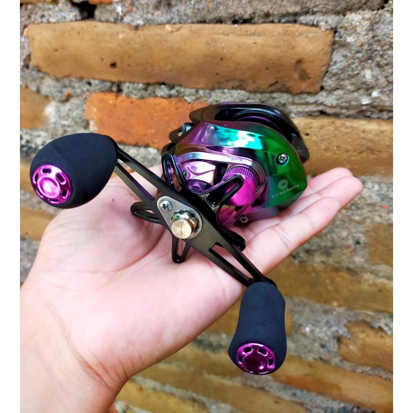 Reel Bc Ogawa Chameleon Drag 6kg baitcasting Murah Kuat