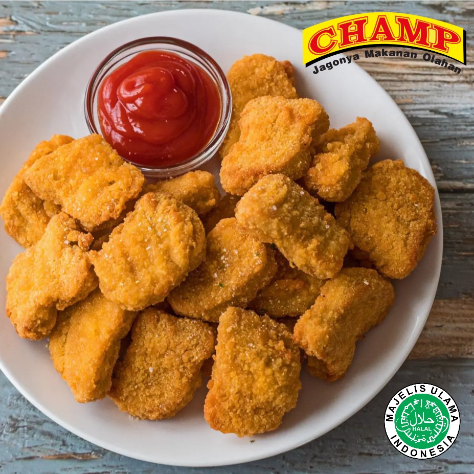 

CHAMP CHICKEN NUGGET 250gr / NUGET NAGET AYAM HALAL