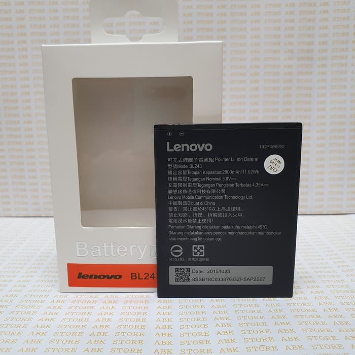 Batre Baterai Battery Lenovo A7000 A7700 A7700 plus BL243 ORI 100 S1