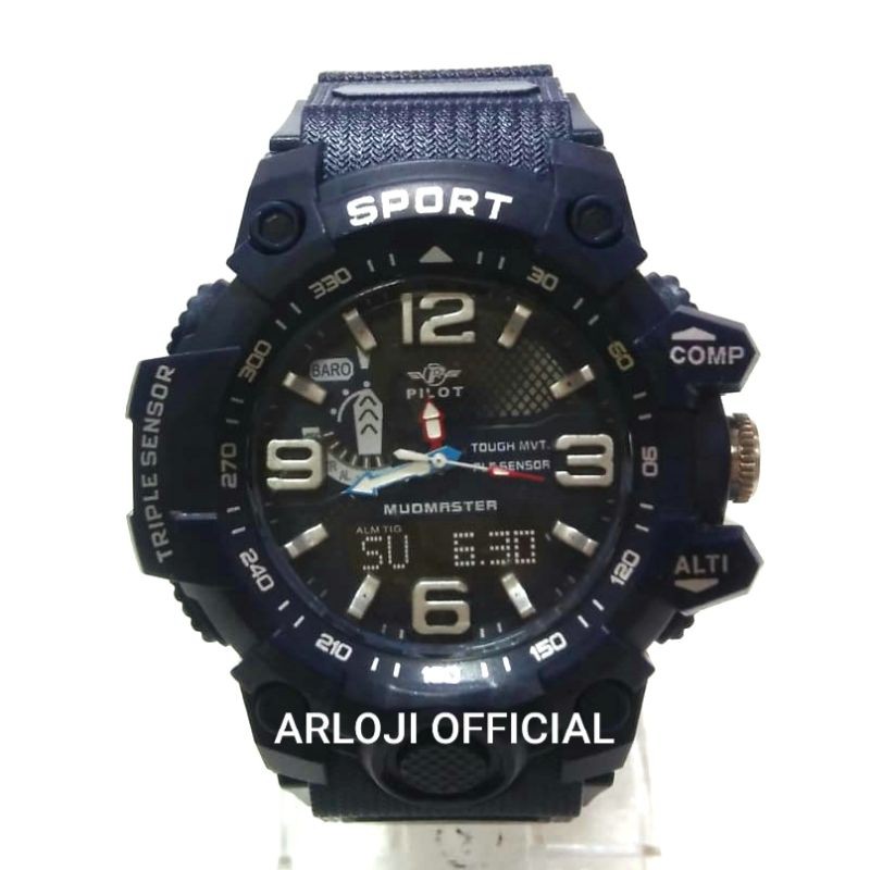 Jam tangan Sport Dewasa Water Resistant