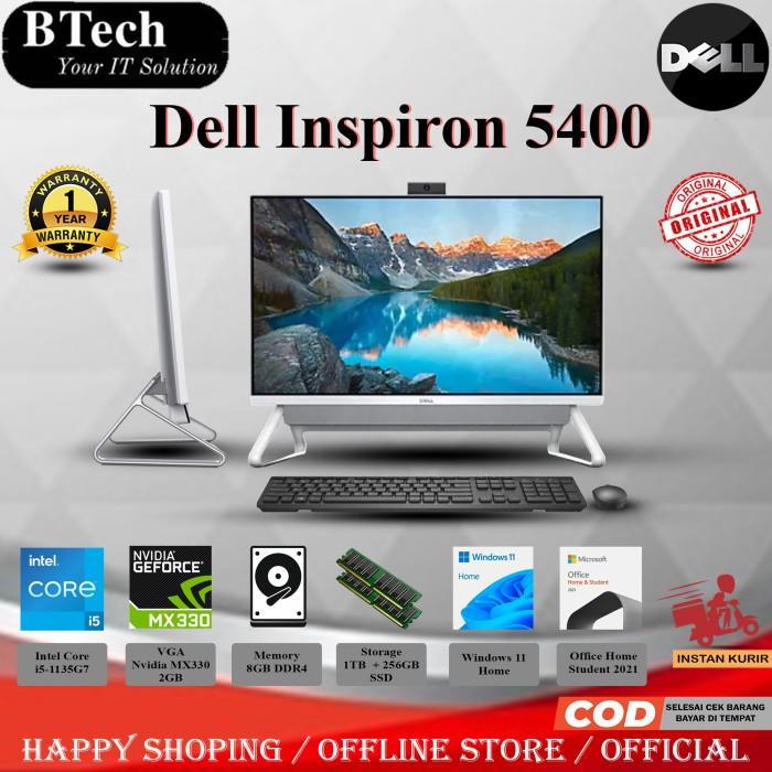 DELL Inspiron AIO 5400 Core i5-1135G7/8GB/1TB+256GB/VGA/W11H+OHS/1YR