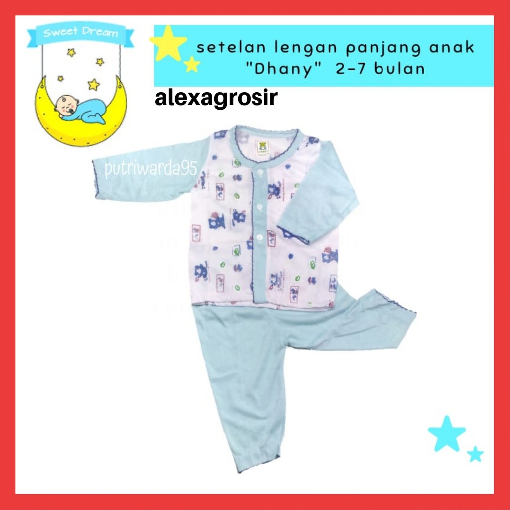 BAJU SETELAN ANAK DHANY PANJANG -ALEXAGROSIR