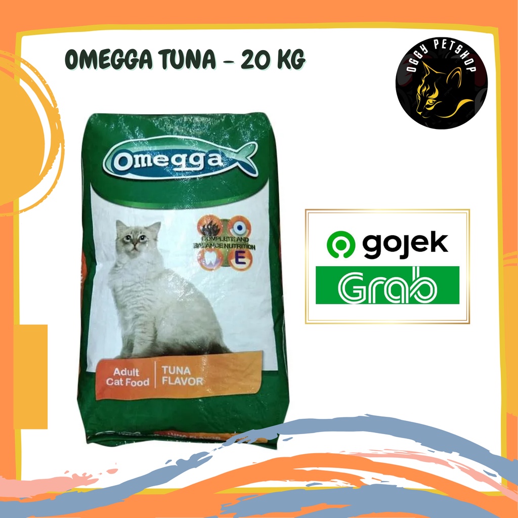 [GRAB GOJEK] OMEGGA TUNA 20 kg CAT FOOD TERMURAH Omega Makanan Kucing