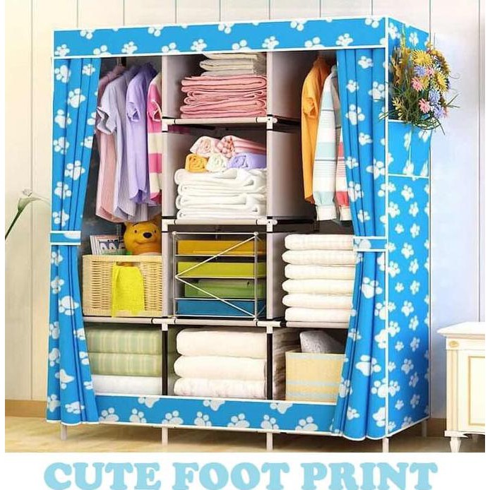 Lemari Pakaian Jumbo / Rak Jumbo / Lemari Pakaian Serbaguna - Ungu