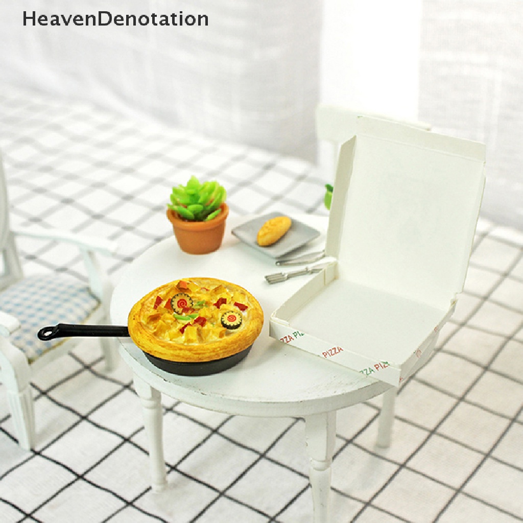 [HeavenDenotation] 1:12 dollhouse miniature accessories Pizza + box