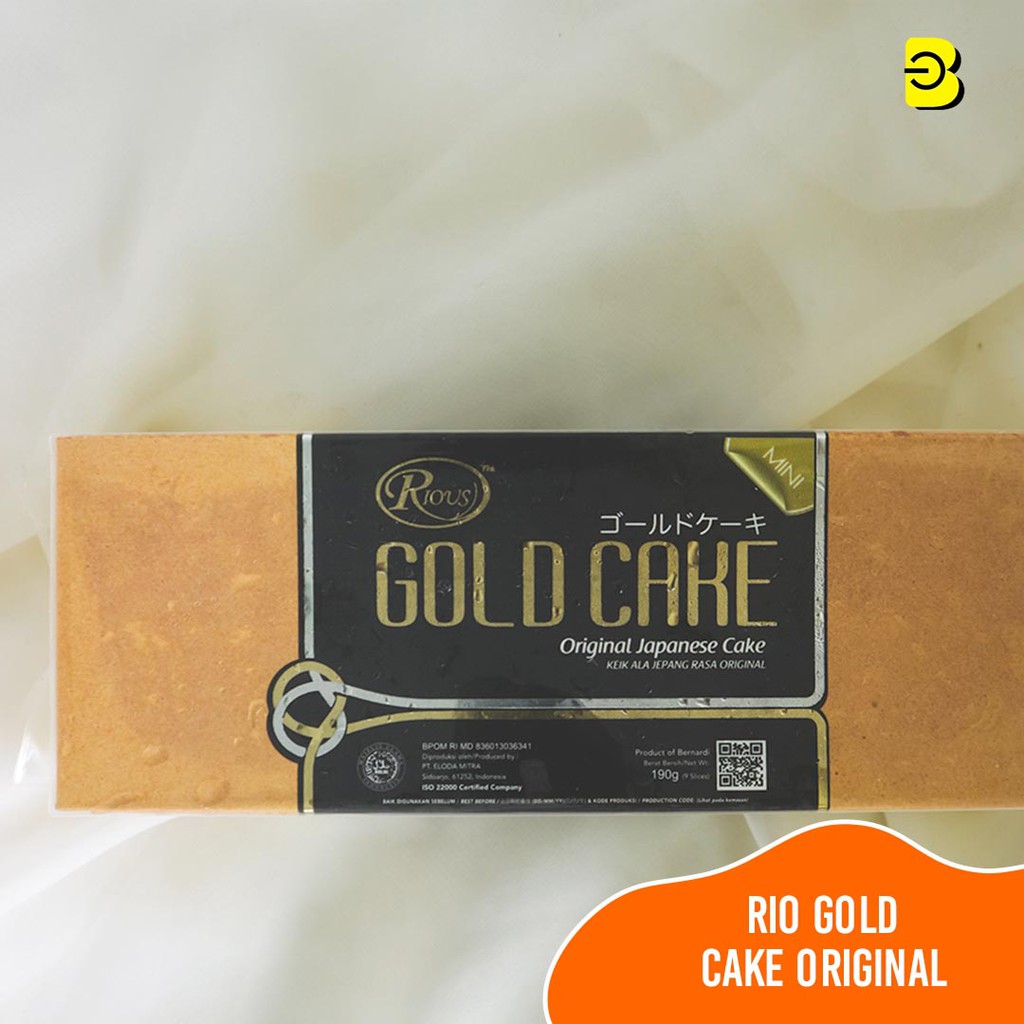 

RIO GOLD CAKE JAPANESE ORIGINAL MINI | RIOUS GOLD CAKE ORI MINI BELIDIKITA JAKARTA