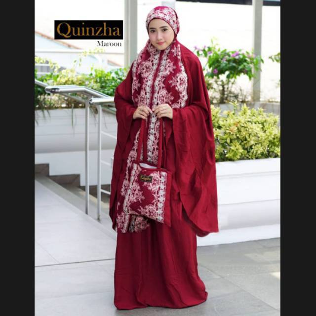 [TERBARU] Mukena QUINZHA Zhafira Brokat Tile