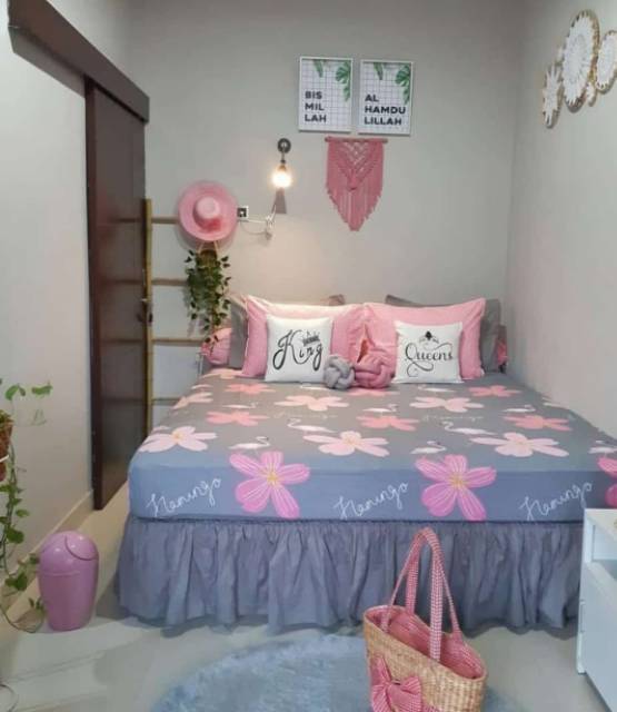 Bed Skirt-elastic bed skirt /penutup kolong ranjang