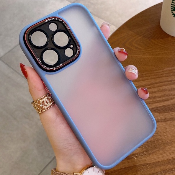 The New! New Deep Purple Matte High Quality Anti-Fingerprint Case iPhone 14 plus 14 Pro Max 13 Pro Max Hard Shell Metal Camera + Metal Button Case Phone