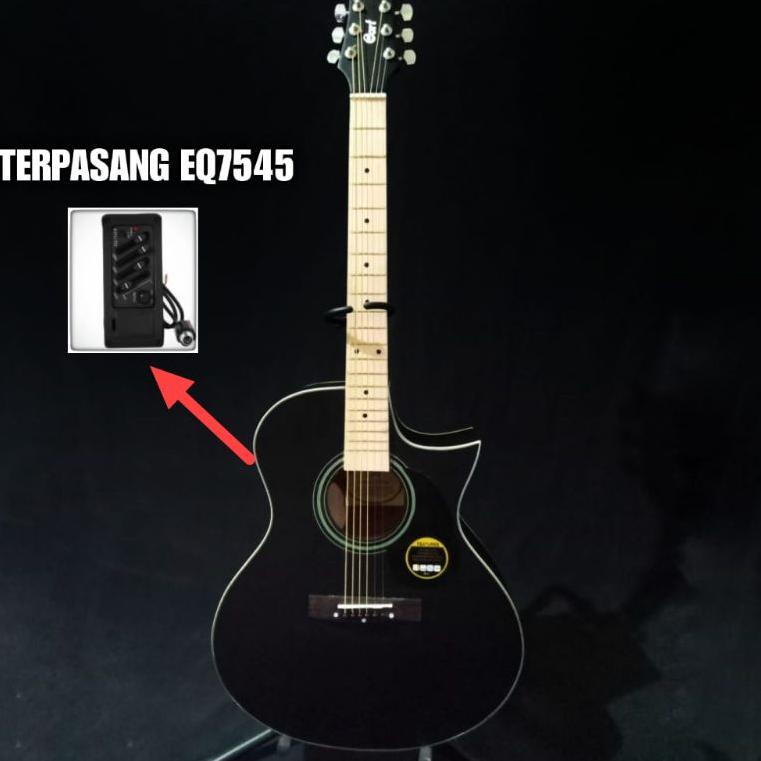 gitar akustik electrik cort custom  bergaransi   kode v3781 