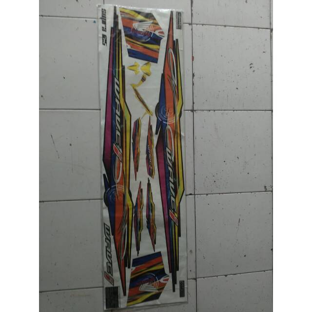 Striping variasi supra 125 wave