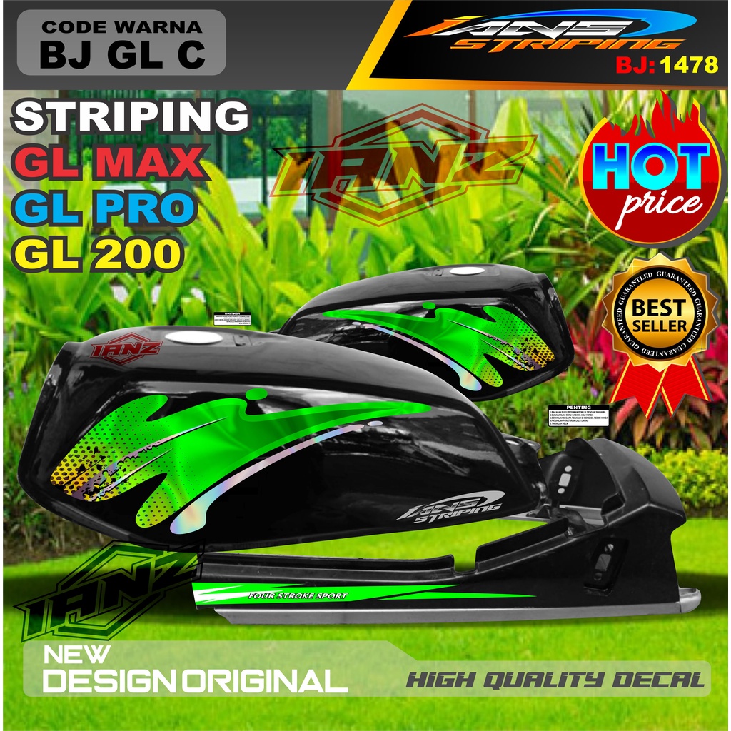 STIKER STRIPING GL 2000 VARIASI HOLOGRAM / STRIPING GL PRO MAX VARIASI HOLOGRAM / STRIPING GL