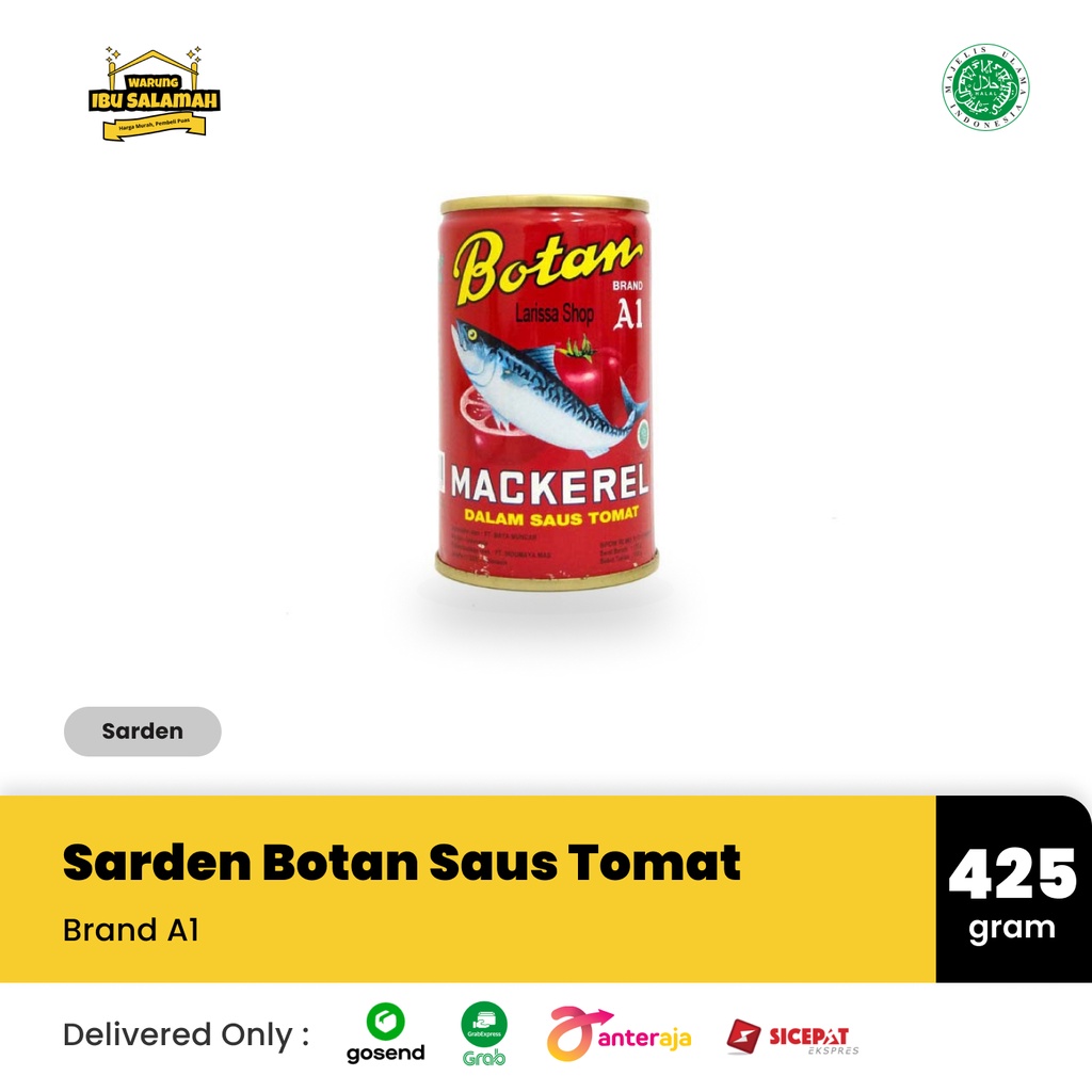 

Sarden Botan Makarel 425 Gram [Satuan]