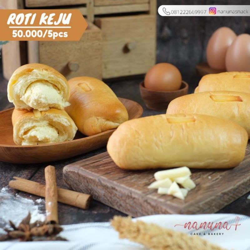 

Roti Isi Keju Premium Isi 5pcs I Roti Tawar I Roti Jadul I Roti Bakery