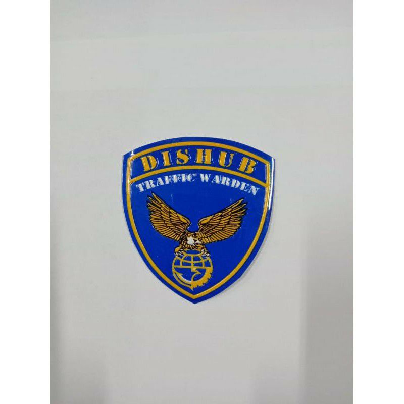 Stiker DISHUB, stiker dishub traffic warden embos