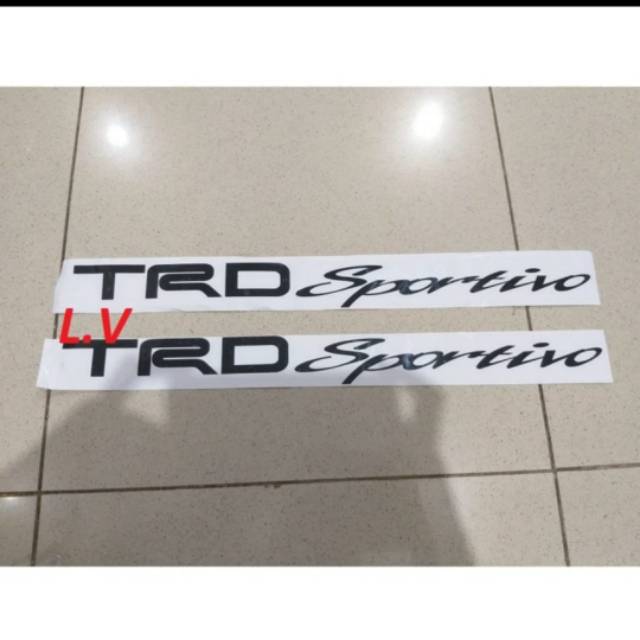 Variasi mobil stiker body samping TRD Sportivo mobil universal