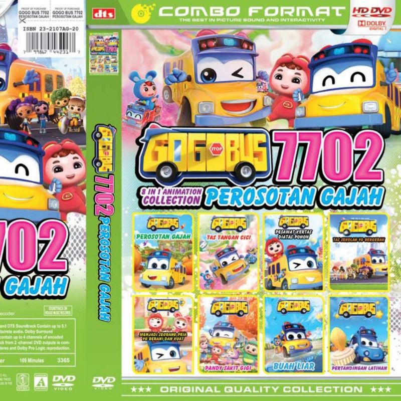 Kaset Film Koleksi Kartun GOGOBUS 7702