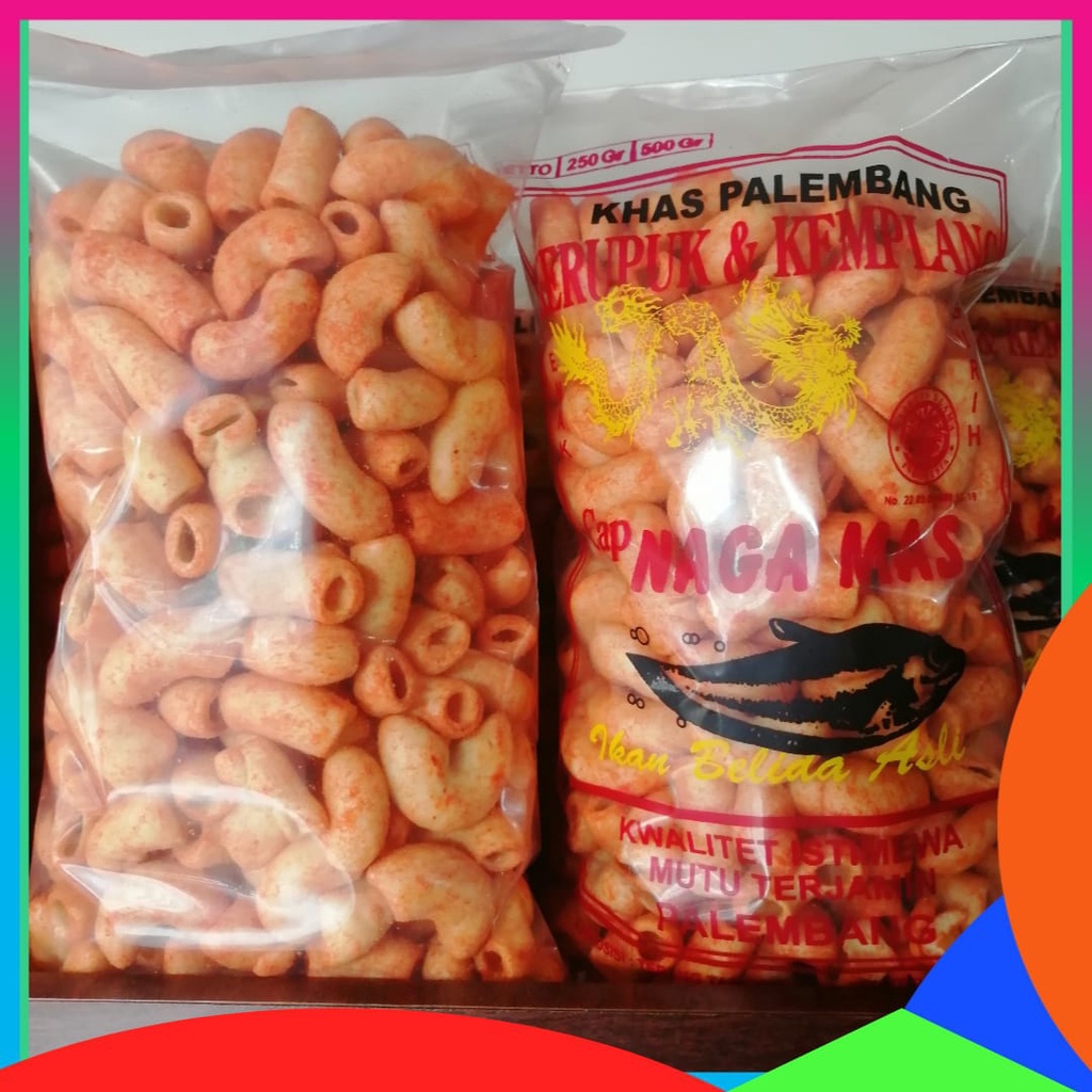 

Kerupuk Makaroni Pedas Manis 250 Gram Asli Palembang