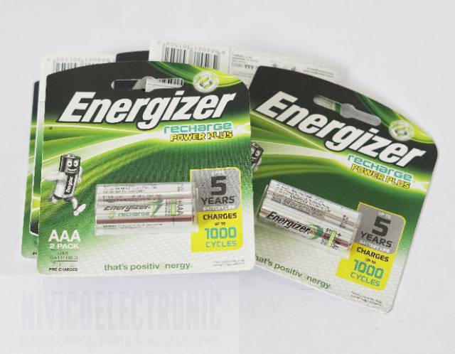 Baterai Energizer AAA recharge power plus