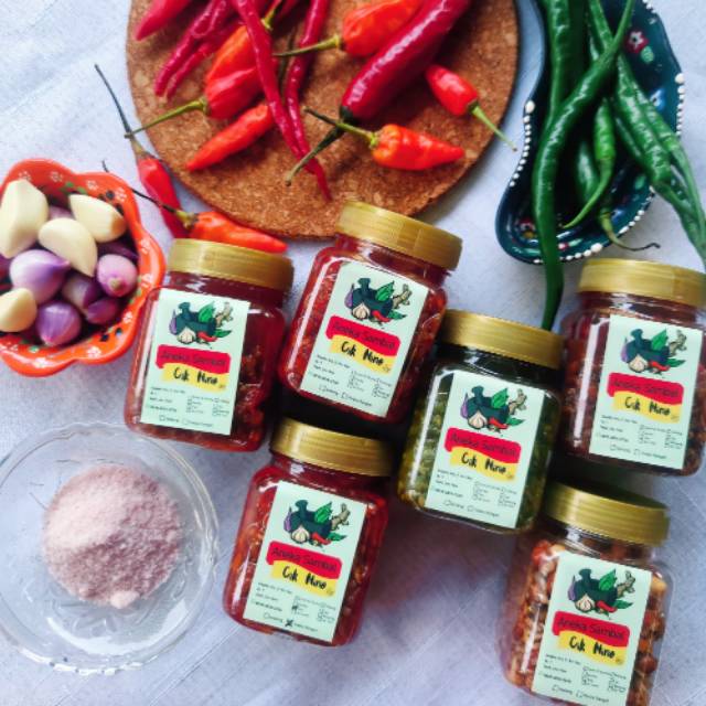 

Aneka sambal / Sambel Cik Nino (Halal, Non MSG & Non Pengawet)