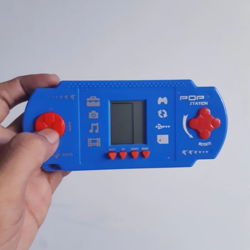 Mainan Game Boy Tetris Model PSP - Gimbot Anak Batre Gamebot Jadul