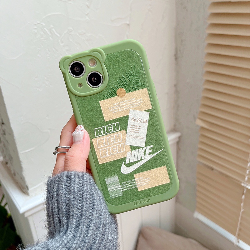 Casing Soft Case Silikon Desain NK GC Untuk iPhone 7 + / 8 + / X / XS Max / XR / 12 / 13 Pro Max