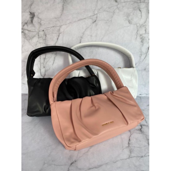 9.9 SALE | CK Ruched Top Handle Bag