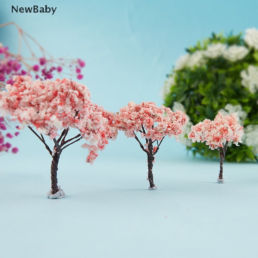 NewBaby Cherry Tree Garden Decorations Miniatures Micro Landscape Crafts Accessories ID