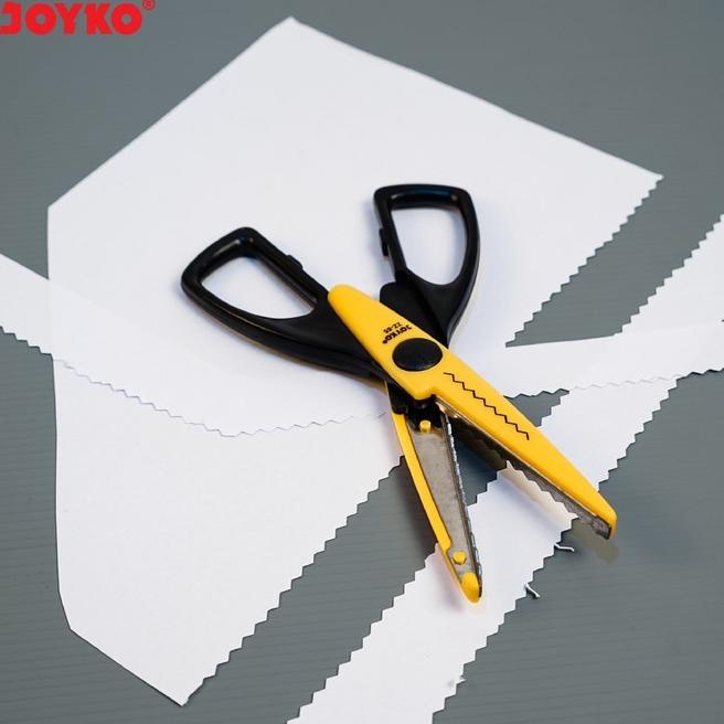 

E0L Joyko Gunting Zig Zag ZZ-65 - Scissors ZZ65 Zigzag Gerigi Craft DIY ➾ 81