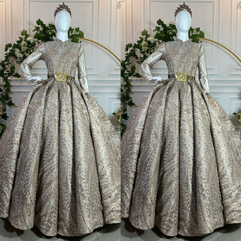 GAUN PENGANTIN BARBIE  MODERN//BAJU WEDDING MEWAH BEREKOR//KEBAYA//JAS