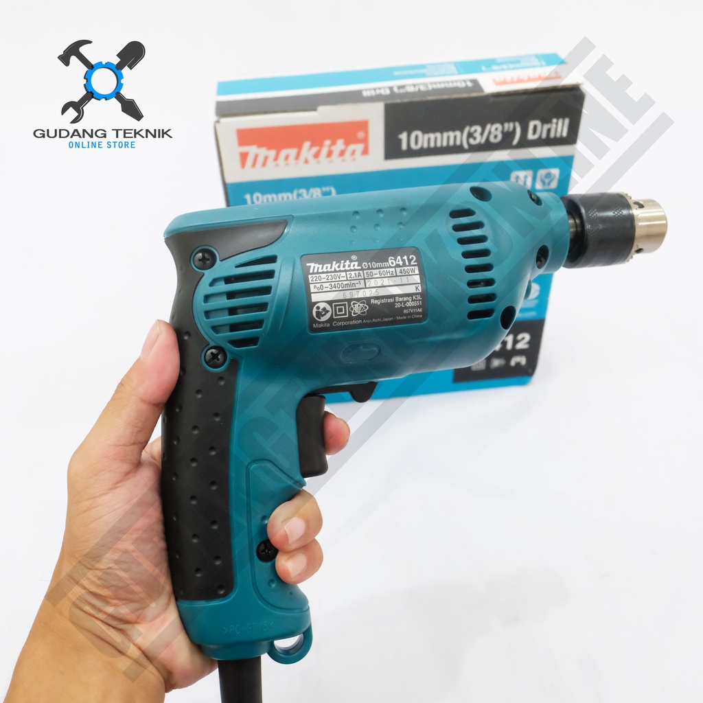 Mesin Bor Tangan MAKITA 6412 / Mesin Bor Listrik Makita 6412 10mm - Elektrik Drill MAKITA