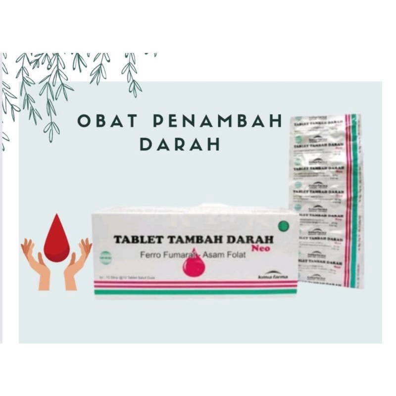 Jual Tablet Tambah Darah Neo Kimia Farma Obat Penambah Darah 1 Strip