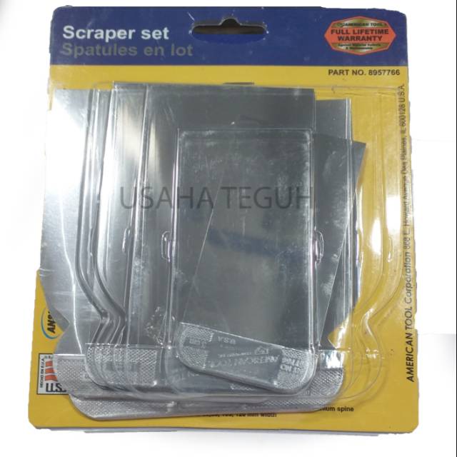Scraper Set 4 pcs American Tool