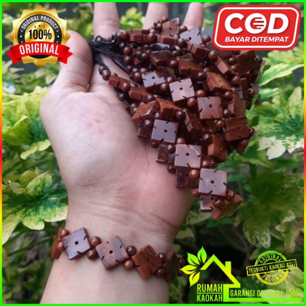 Gelang Kokka Kaokah Kaukah Kaoka Kokah Asli 100% Original Motif Bunga Kotak Lubang Murah