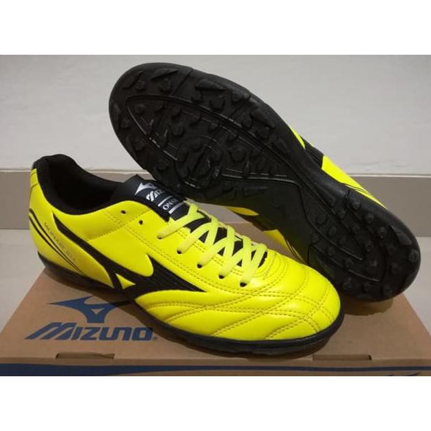 FUTSAL SHOES ORIGINAL GRADE SEPATU FUTSAL MIZUNO MONARCIDA YELLOW - TURF KUALITAS PREMIUM