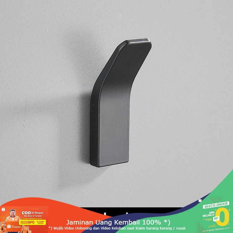 (BISA COD) RVOSTR NesZ Gantungan Dinding Bathroom Wall Hook Hanger Aluminium - SH015