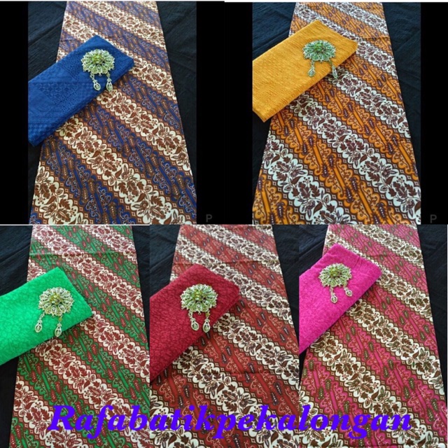 set kain batik dan embos