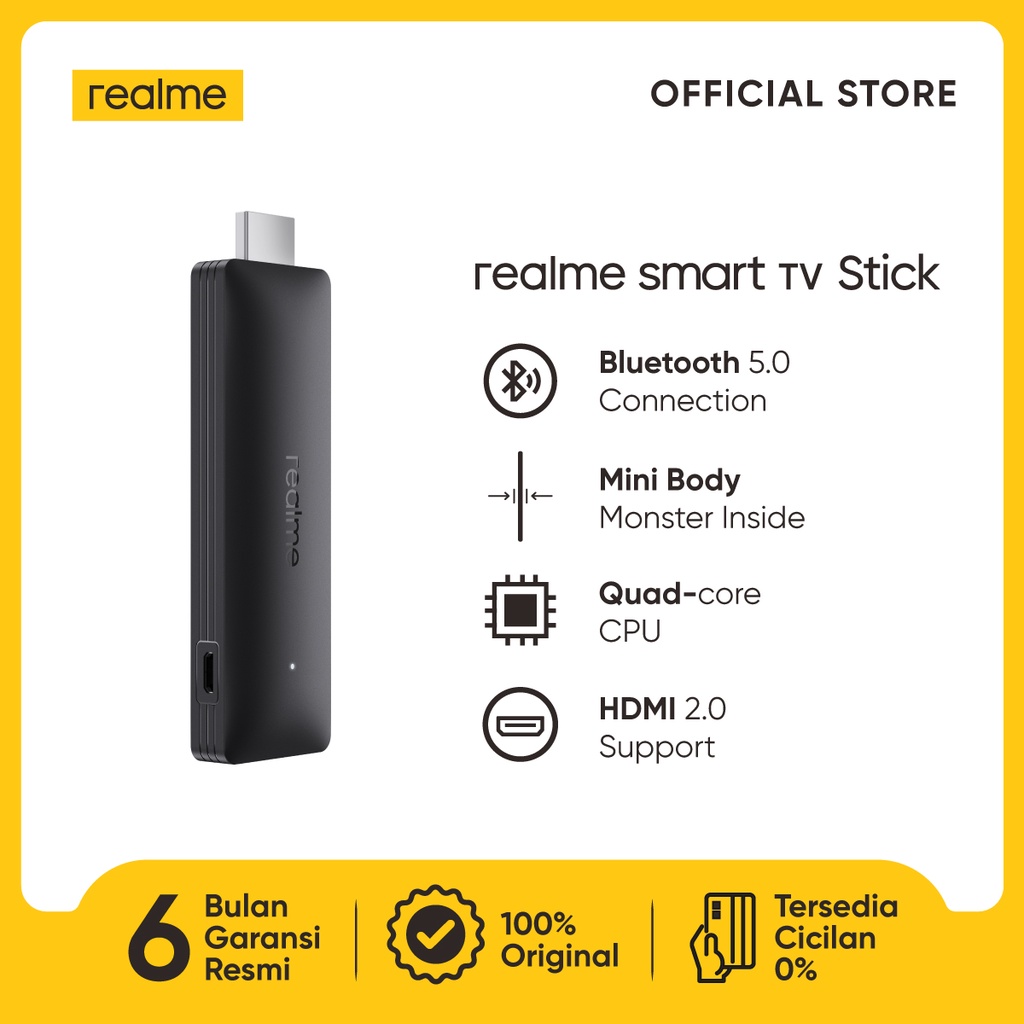 realme Smart TV Stick | Android TV | Chromecast Built In